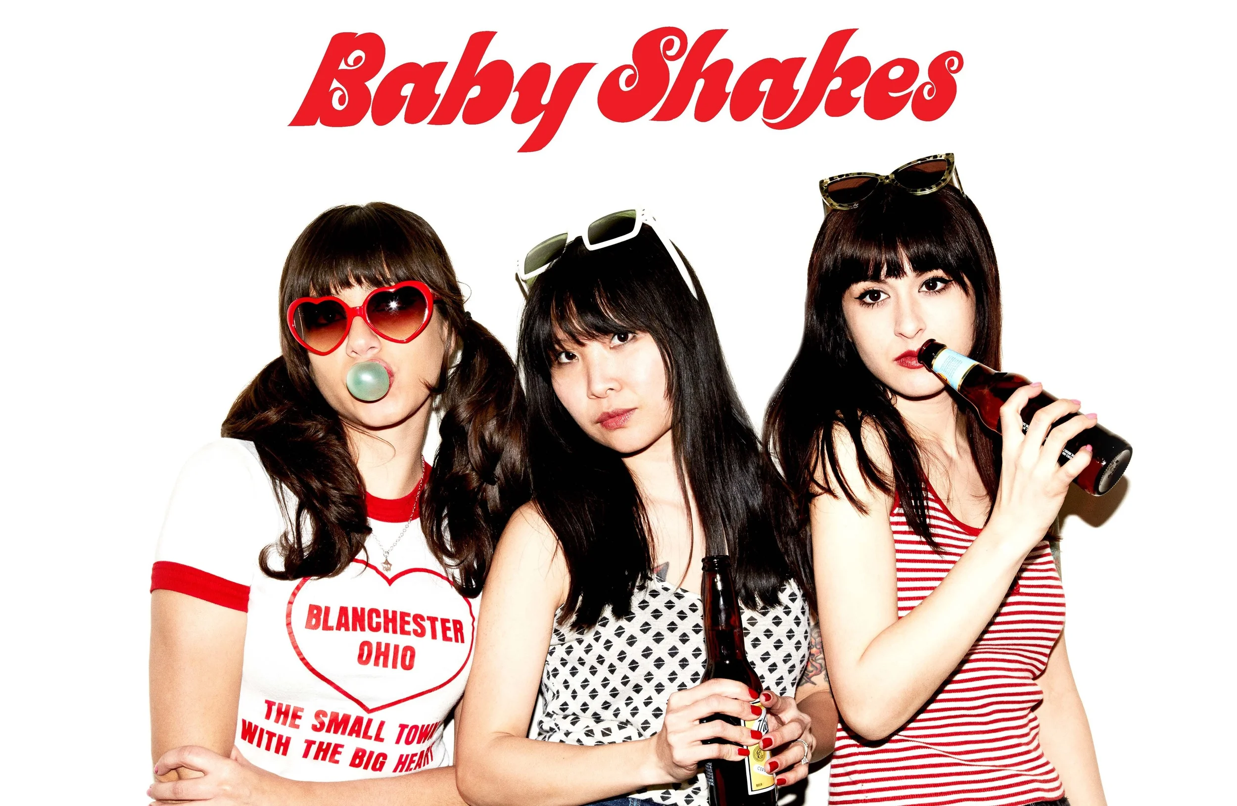 Baby Shakes ハート型赤10インチレコード Baby Shakes 11x17 Poster — Baby Shakes